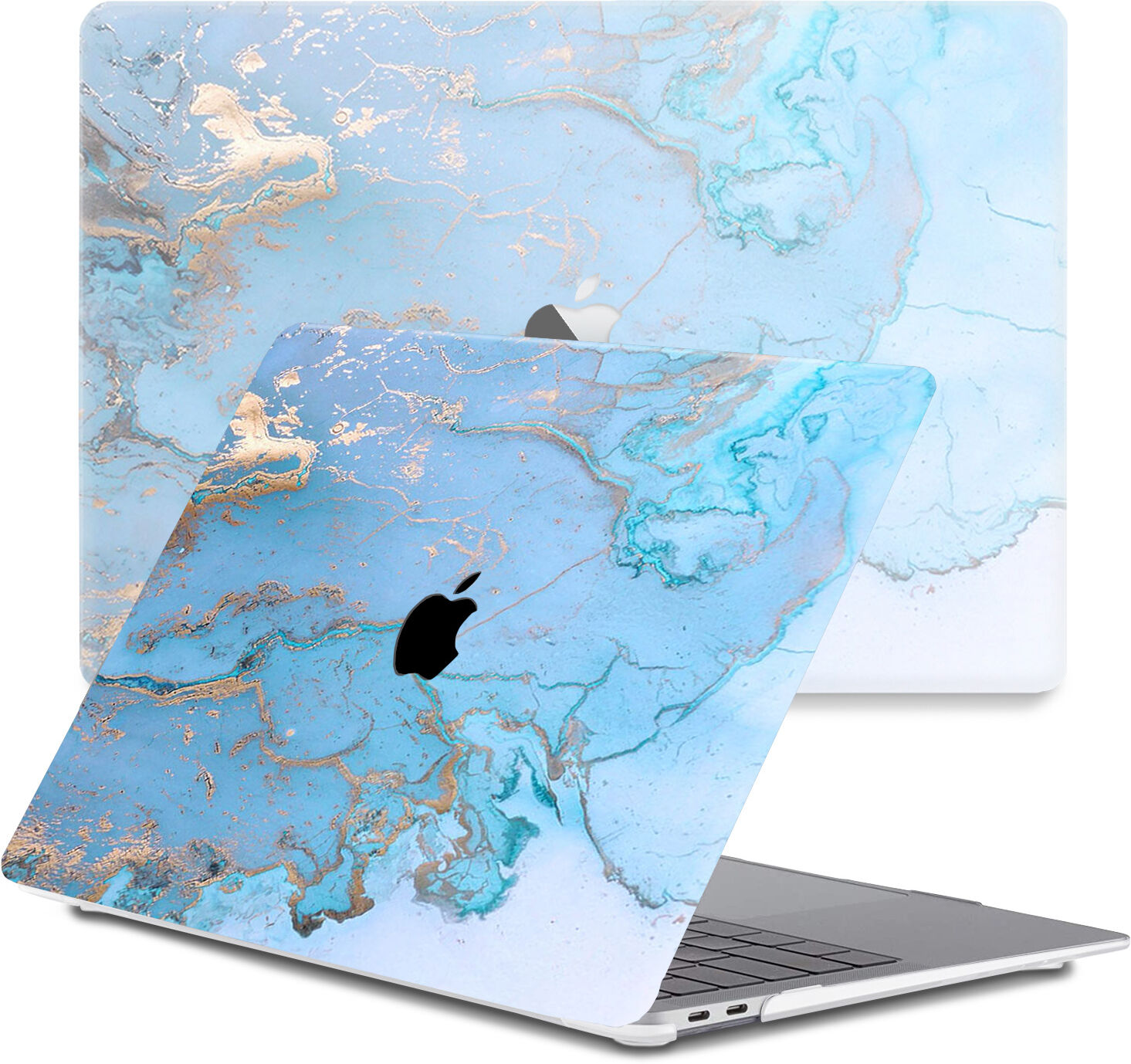 Lunso Marble Ariel cover hoes voor de MacBook Pro 13 inch (2020)