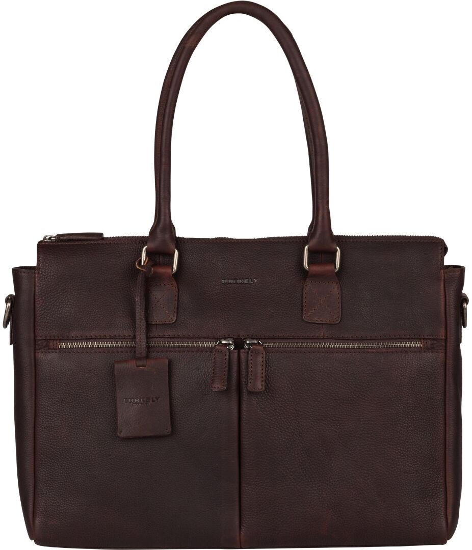 Burkely Antique Avery 15.6" laptop bag -Brown