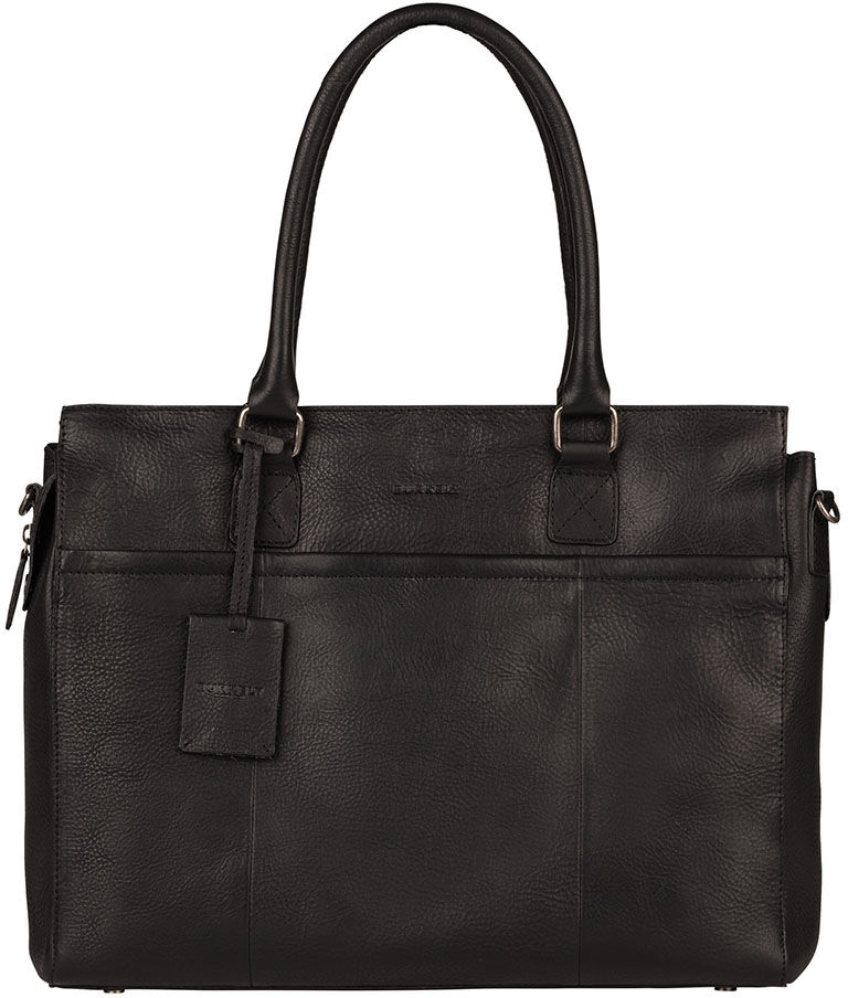 BURKELY ANTIQUE AVERY LAPTOPBAG 1-ZIP 15,6â€³-Black