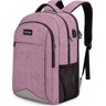 J4 Lumesner różowy podróżny plecak na laptopa z portem ładowania USB; 15,6'
