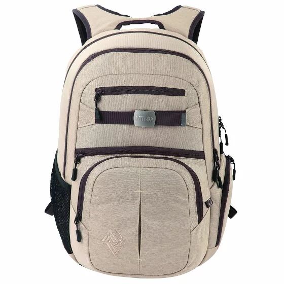 NITRO Daypack Hero Plecak 52 cm przegroda na laptopa almond  - beżowy - Mężczyźni,Unisex - Dorośli,Damy