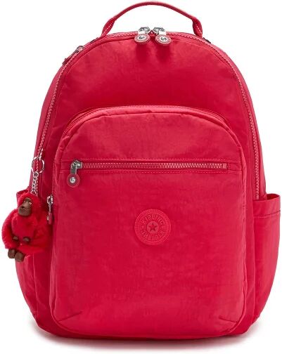 Kipling Back To School Seoul Plecak 44 cm przegroda na laptopa true pink  - czerwony - Mężczyźni,Damy,Unisex - Dorośli