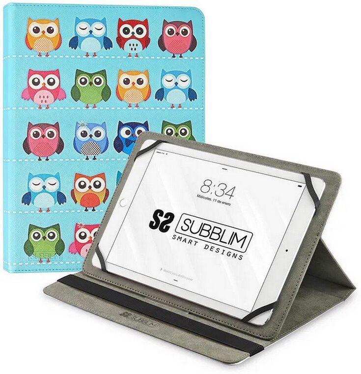 Subblim trendy case owls capa para tablets 10.1"