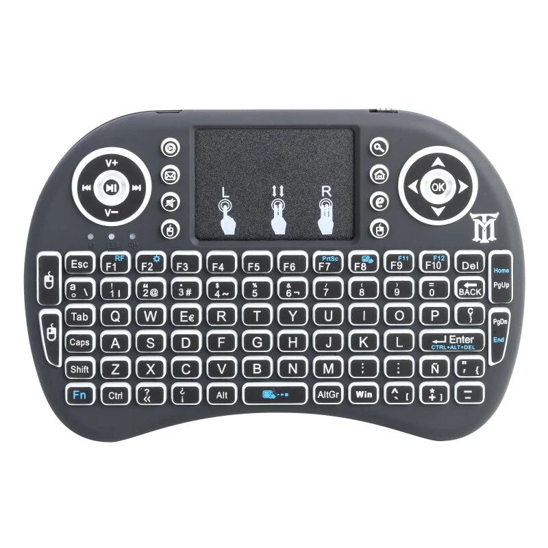 Maillon mini keyboard smart tv retroiluminado