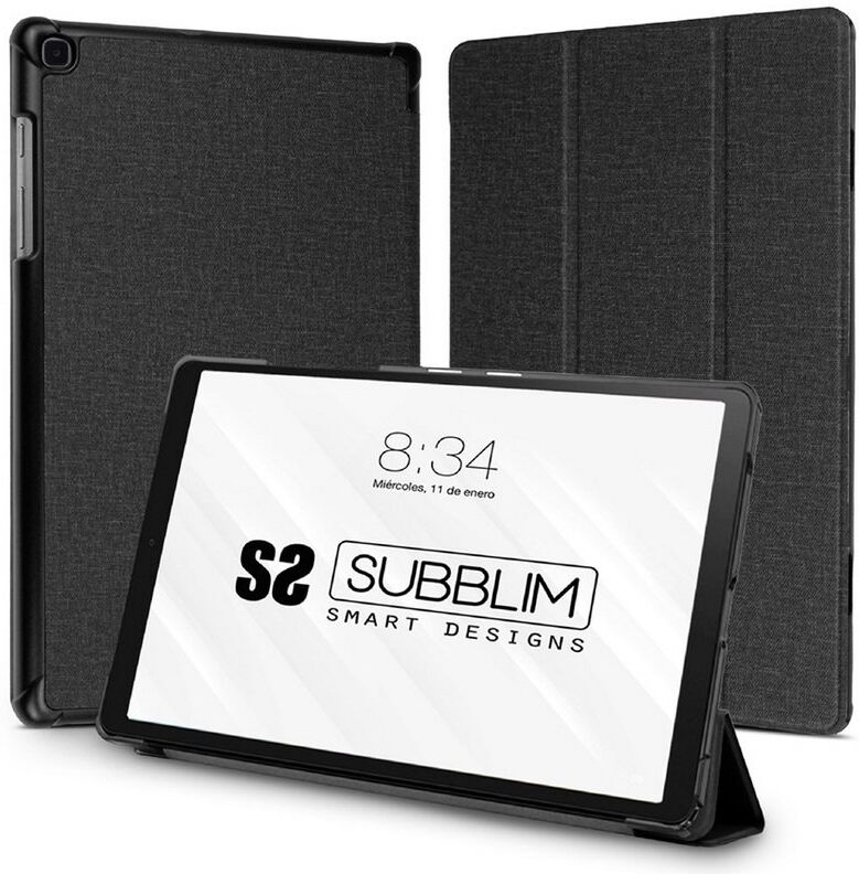 Subblim shock case funda negra para samsung tab a7 2020 10.4"