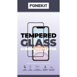 FoneKit Full Cover -Skärmskyddsglas För Samsung Galaxy A15, Svart
