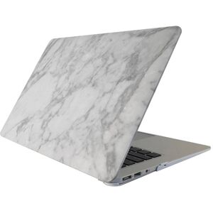 Kamda Skal för Macbook Pro Retina 15.4 tum (A1398) - Marmormönster (Vit)