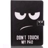 Taltech Plånboksfodral till iPad Air 2 - "Don't touch my pad" "Don't Touch My Pad"