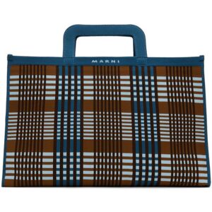 Marni Blue & Brown Knit Briefcase  - ZO764 LIGHT BLUE/RUS - Size: UNI - male