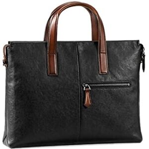 DXFBHWWS Men Leather Briefcases Computer Bags Carrying Cases Cowhide Handbags Shoulder Bags Laptop Bags Totes