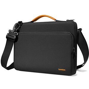 tomtoc 360 Protective Laptop Shoulder Bag for 14-inch MacBook Pro M3/M2/M1 Pro/Max A2992 A2918 A2779 A2442, Water-Resistant Carrying Case for 13.5-14.4 Inch Microsoft Surface Laptop Studio/5/4/3/2/1