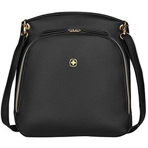 Wenger LeaSophie Shoulder Bag, Fits up to 10″ Tablet, 6 l, Ladies Women, Ideal for Business Uni School Travel, Black