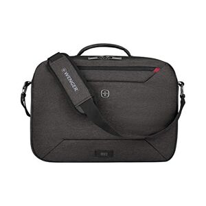 Wenger MX Commute Laptop Bag for Shoulder, Notebook up to 16 Inches, Tablet up to 10 Inches, Women Men, Business University School Travel, Heather Grey