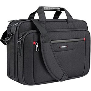 VANKEAN Laptop Briefcase Premium Laptop Case Fits 17.3 Inch Laptop Shoulder Bag Water-Repellent Messenger Bag for Men/Women Travel/Business/Black