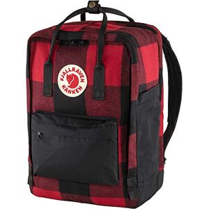 Fjallraven 23328-320-550 Kånken Re-Wool Laptop 15" Sports backpack Unisex Adult Red-Black Size One Size