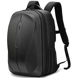 LILYOM Men's Hard Shell Motorcycle Backpack Trendy Fashion Shoulder Backpack 15.6 Inch Laptop Backpack with USB Port Design Multi Compartment Business Travel Backpack 32x18x46cm-black 32x18x46cm