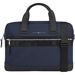 Tommy Hilfiger Men's TH Elevated Nylon Computer Bag AM0AM11574, Blue (Space Blue), OS