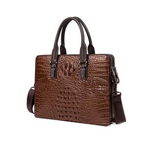 DXFBHWWS Men Cowhide Briefcases Laptop Bags Handbags Shoulder Bags Computer Bags Carrying Cases Leather Luggage Bags