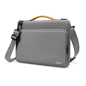 tomtoc 360 Protective Laptop Shoulder Bag for 13-inch MacBook Air M3/A3113 2024, M2/A2681 M1/A2337, 13-inch MacBook Pro M2/A2686 M1/A2337 2024-2016, Water-Resistant Laptop Accessory Carrying Sleeve