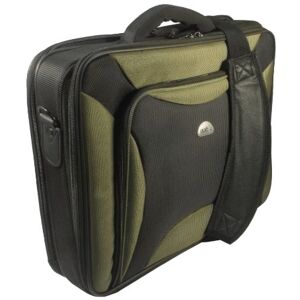 Natec 17 inch Pitbull Laptop Bag - Black/Green