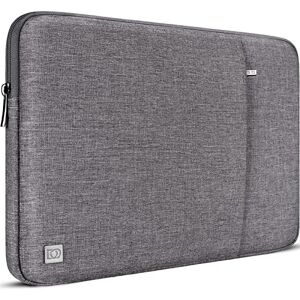 DOMISO 15.6 inch Laptop Sleeve Case Water-Resistant Carrying Bag for 15.6" Lenovo Yoga 730 IdeaPad 530S ThinkPad L580/Lenovo Flex 4 5/ASUS ROG Zephyrus GX501/Dell New Latitude 3590/HP EliteBook, Grey