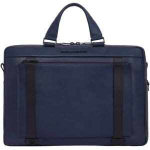 Piquadro , Blue Handbag Laptop Briefcase Ss24 ,Blue male, Sizes: ONE SIZE