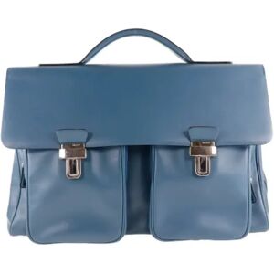 Bally Pre-owned , Pre-owned Leather briefcases ,Blue female, Sizes: ONE SIZE