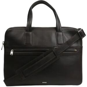 Royal RepubliQ , Analyst Leather Laptop Bag Black ,Black male, Sizes: ONE SIZE