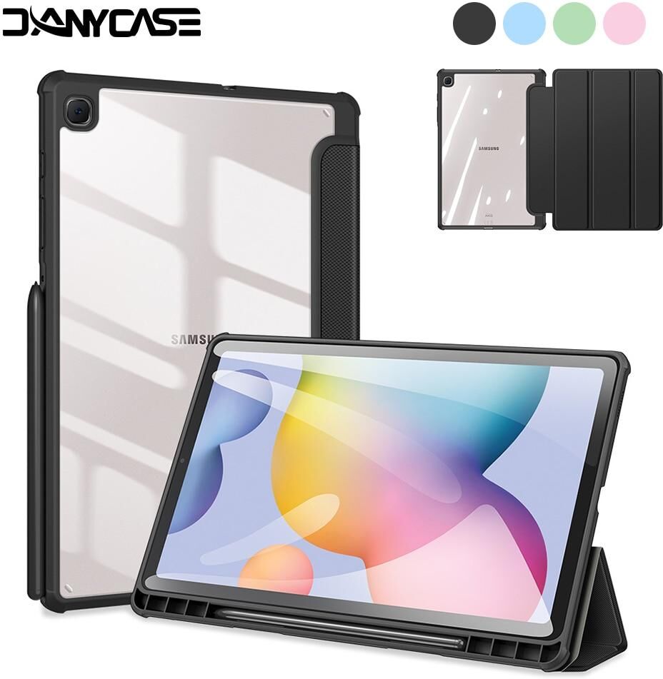 Danycase Tablet Case for Samsung Galaxy Tab S6 Lite 10.4 A8 10.5 S7 11 S8 Plus S7 FE 12.4 S8 Ultra 14.6 Cover With Pencil Holder