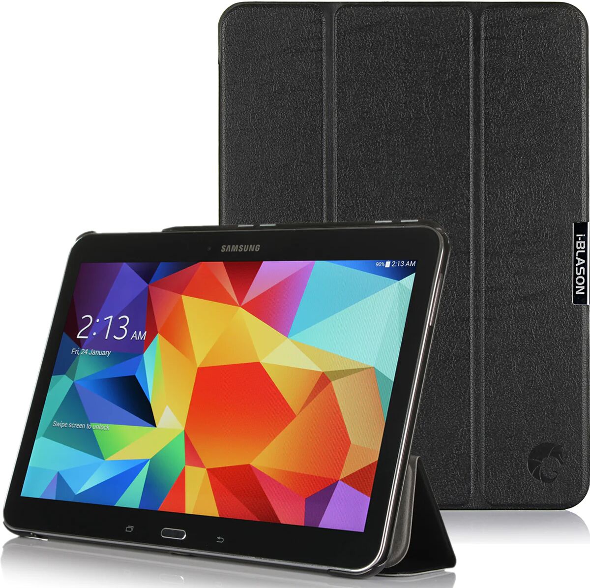 i-Blason Samsung Galaxy Tab 4 10 Inch i-Folio Stand Case - Black