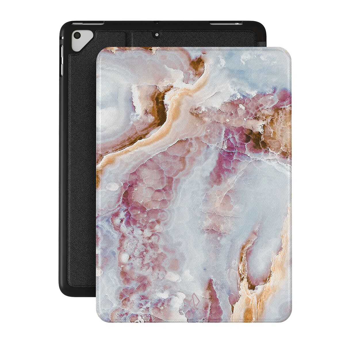 BURGA Frozen Leaves - Cute Marble iPad 9.7 (6th/5th Gen) Case