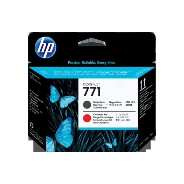 HP Original HP DesignJet Z 6200 Tintenpatrone (771 / CE 017 A) multicolor, Inhalt: 775 ml - ersetzt Druckerpatrone 771 / CE017A für HP DesignJet Z6200