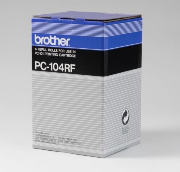 Brother Original Brother Intellifax 1200 Inkfilm (PC-104 RF) schwarz Multipack (4 St.), 700 Seiten, 16,61 Rp pro Seite