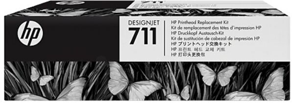 HP Original HP DesignJet T 520 36 Inch Tintenpatrone (711 / C1Q10A) multicolor Multipack (4 St.), Inhalt: 12 ml