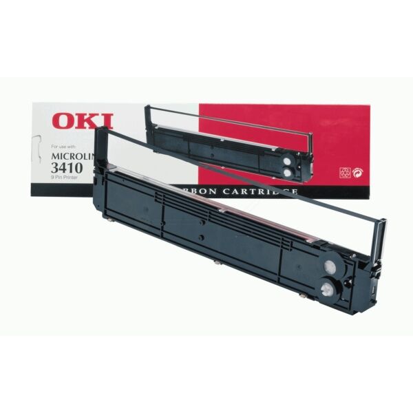 Oki Original OKI Microline 521 Elite Nylonband (09002315) schwarz, Inhalt: 4.000.000 Zeichen - ersetzt Farbband 09002315 für OKI Microline 521Elite