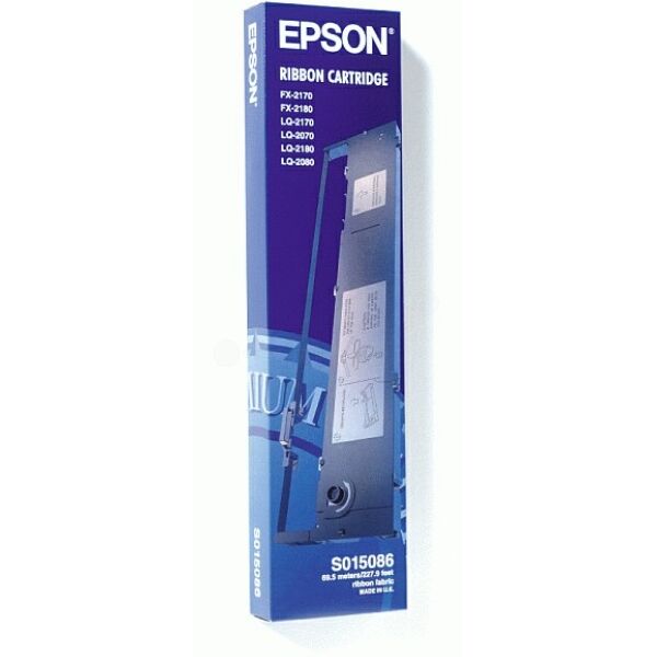 Epson Original Epson LQ 2180 Nylonband (C 13 S0 15086) schwarz, Inhalt: 12.000.000 Zeichen - ersetzt Farbband C13S015086 für Epson LQ2180