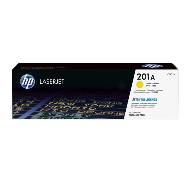 HP Original HP Color LaserJet Pro M 270 Series Toner (201A / CF 402 A) gelb, 1.400 Seiten, 5,87 Rp pro Seite