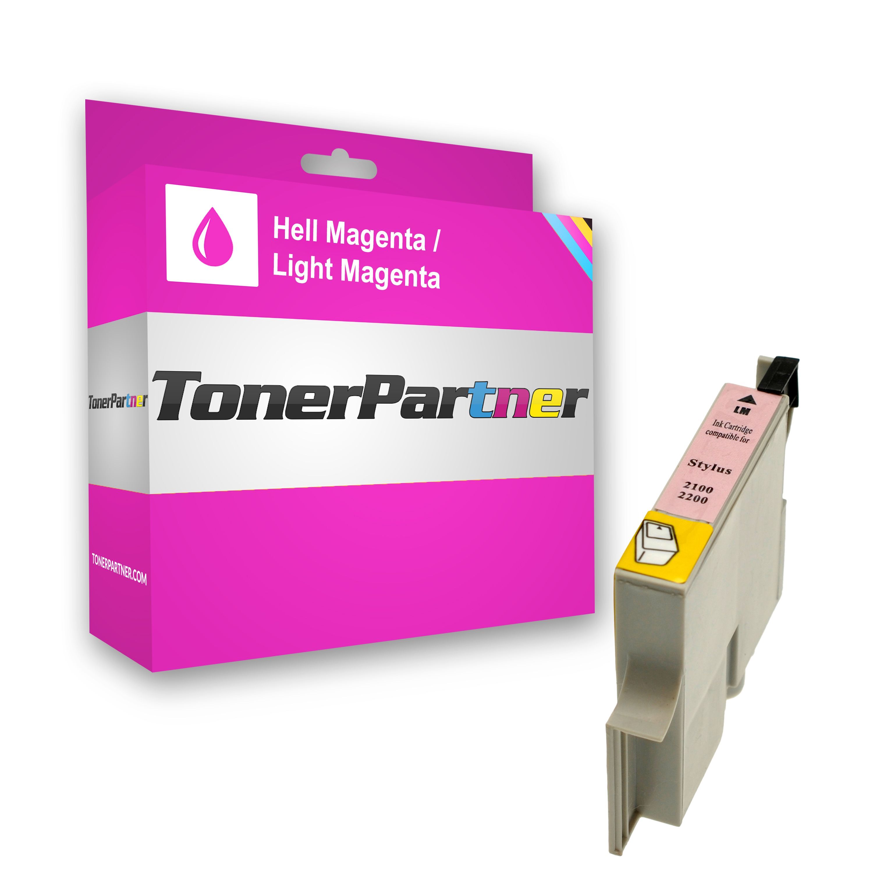 TonerPartner Kompatibel zu Epson Stylus Photo 2200 Tintenpatrone (T0346 / C 13 T 03464010) photomagenta, 440 Seiten, 1,39 Rp pro Seite von TonerPartner