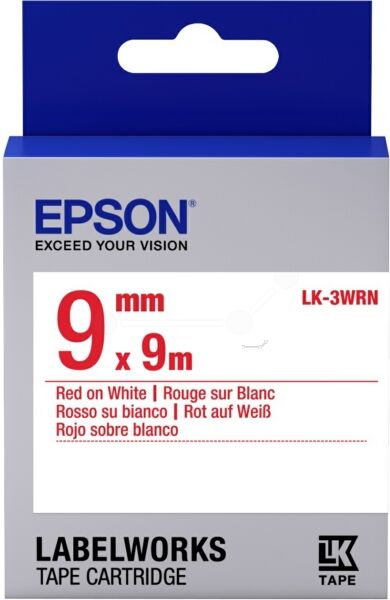 Epson Original Epson C 53 S 653008 / LK-3WRN Farbband multicolor 9mm x 9m - ersetzt Epson C53S653008 / LK3WRN Inkfilm