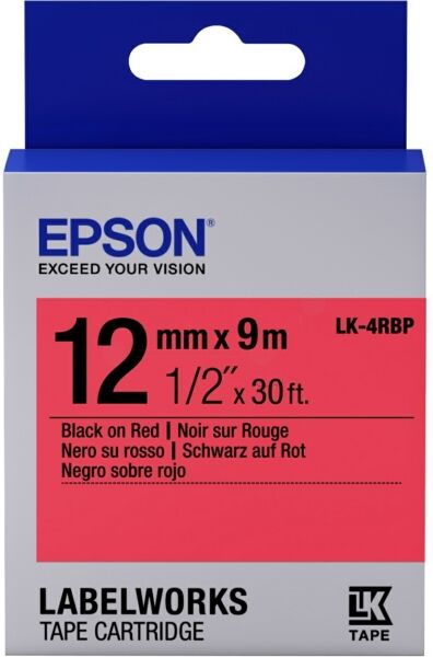 Epson Original Epson LabelWorks LW-600 P Etiketten (LK-4RBP / C 53 S 654007) multicolor 12mm x 9m