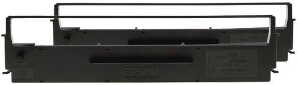 Epson Original Epson LQ 350 Nylonband (7753 / C 13 S0 15646) schwarz Multipack (2 St.), Inhalt: 2.500.000 Zeichen