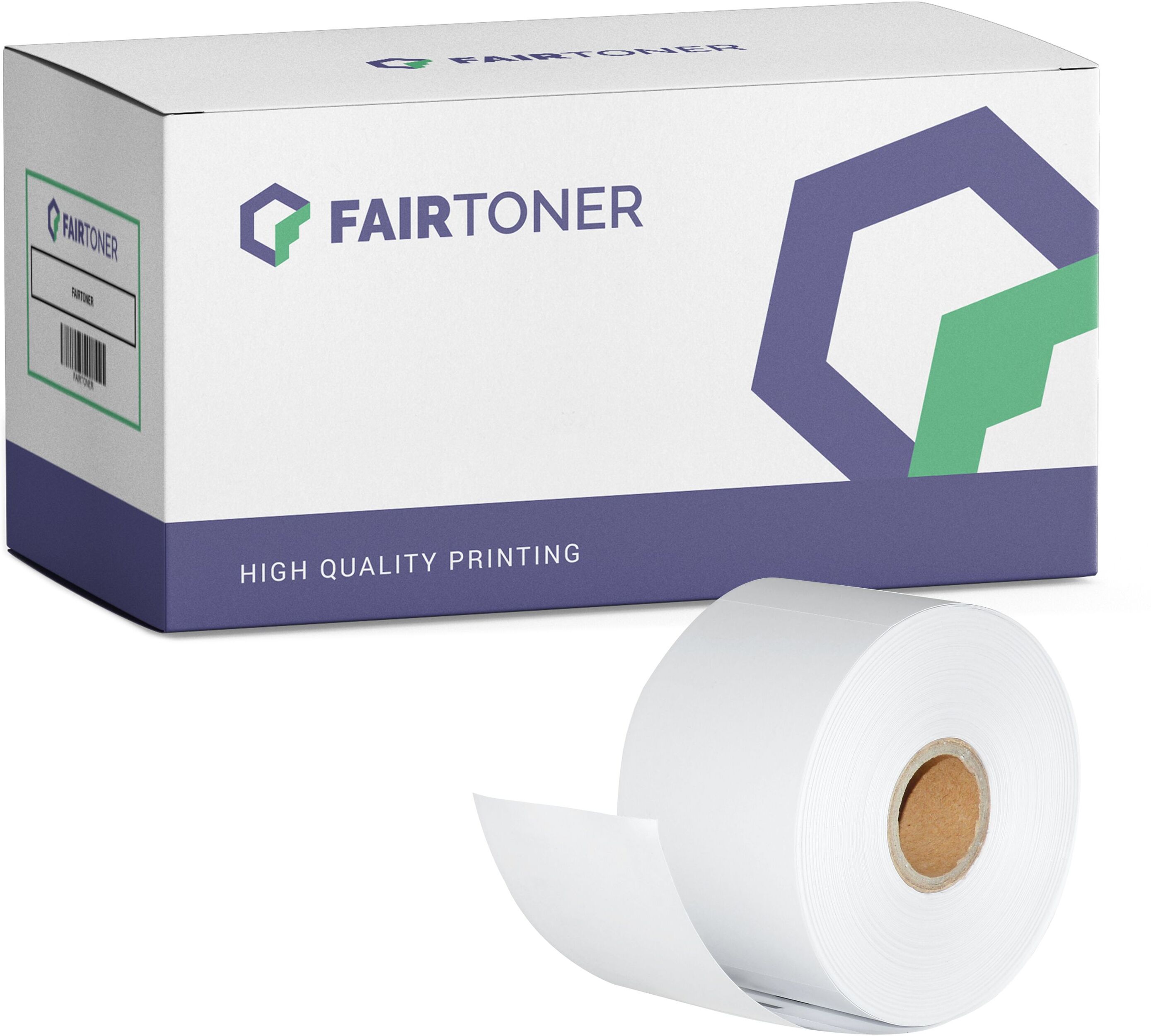 FairToner Kompatibel zu Dymo Labelwriter Wireless black (S0929100) Etikett 400x (89mm x 51mm) WeiÃŸ