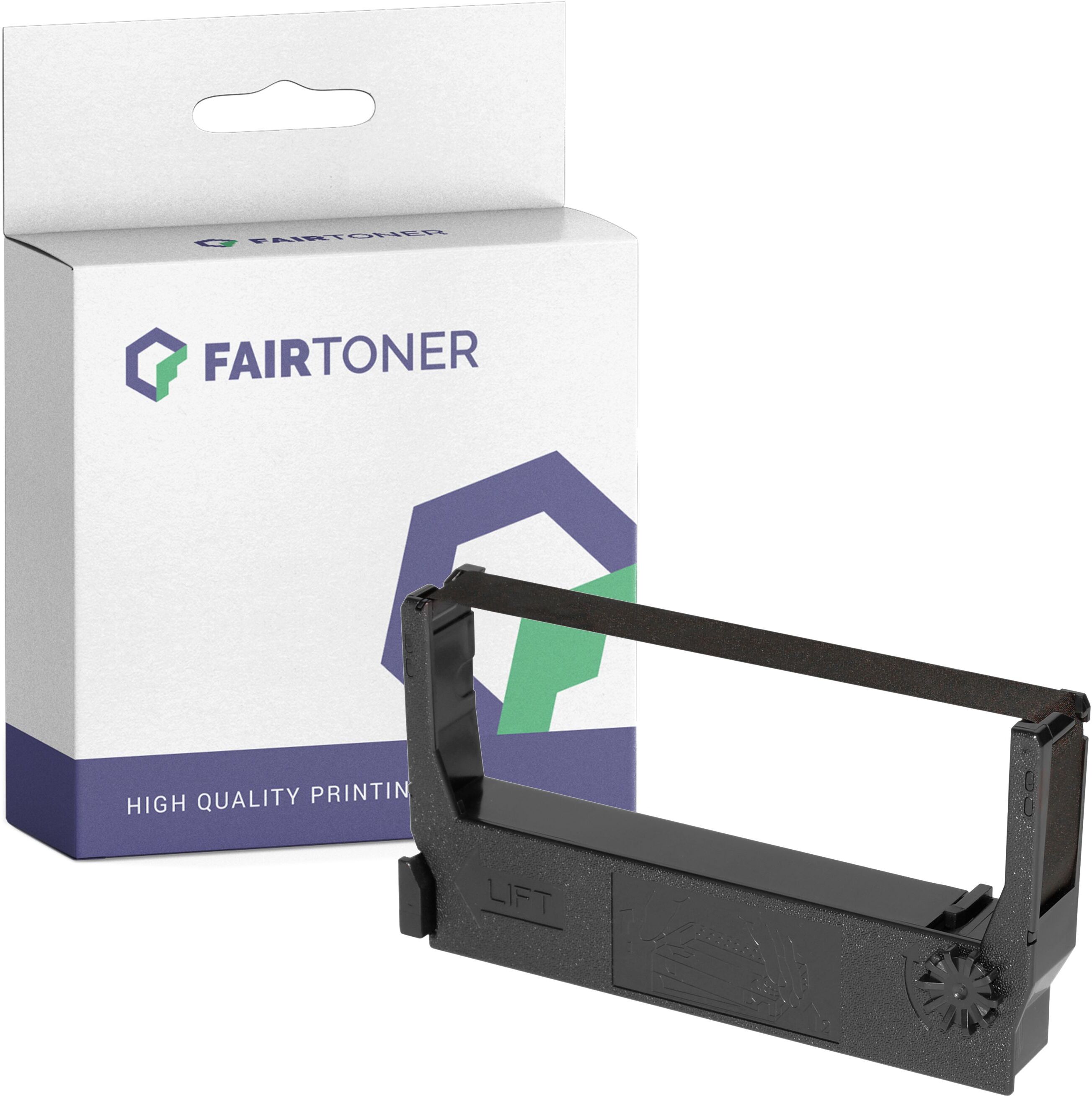 FairToner Kompatibel zu Epson M 250 (C43S015219 / ERC-23-P) Farbband Lila