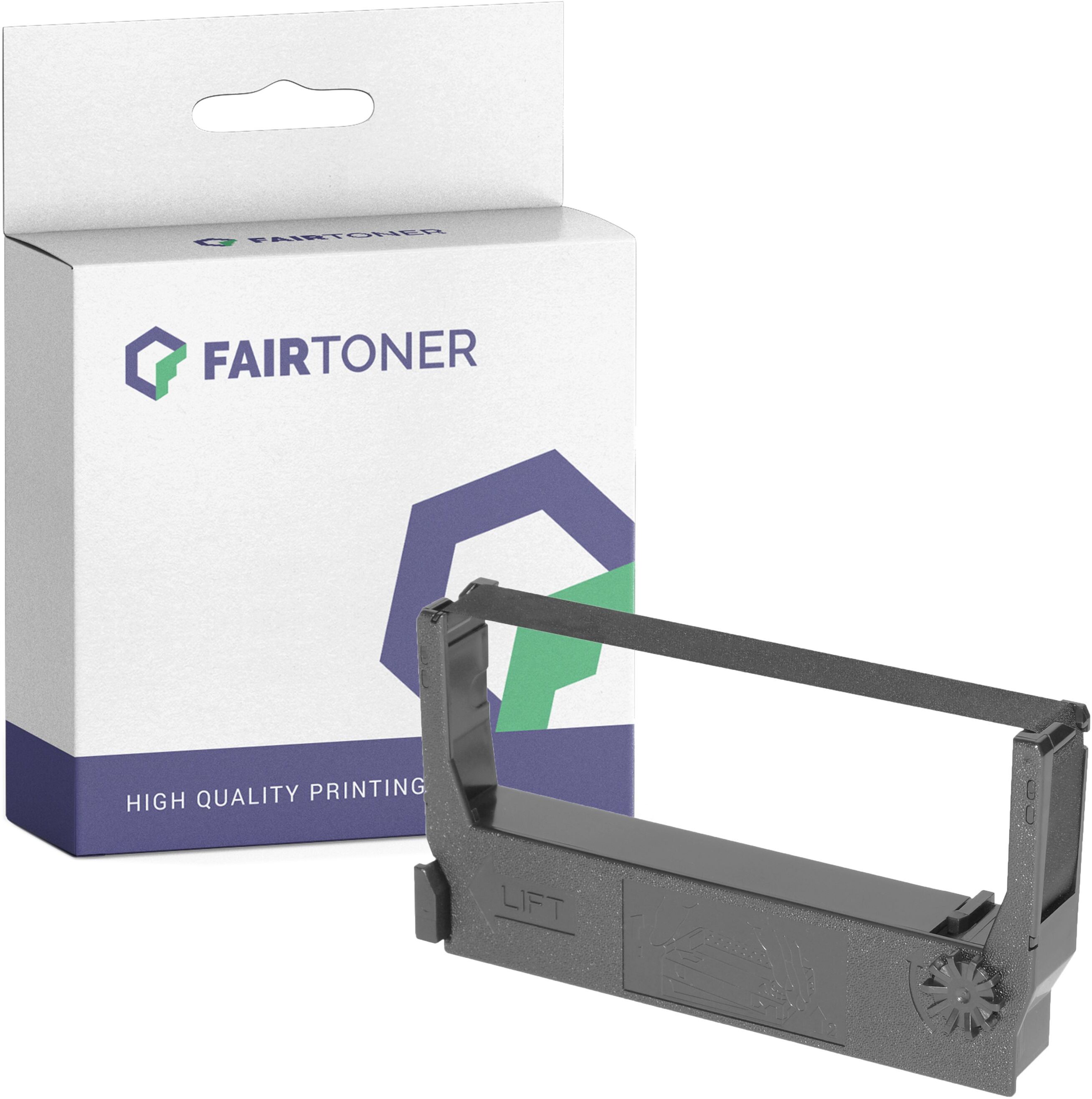 FairToner Kompatibel zu Epson M 262 (C43S015360 / ERC-23-B) Farbband Schwarz