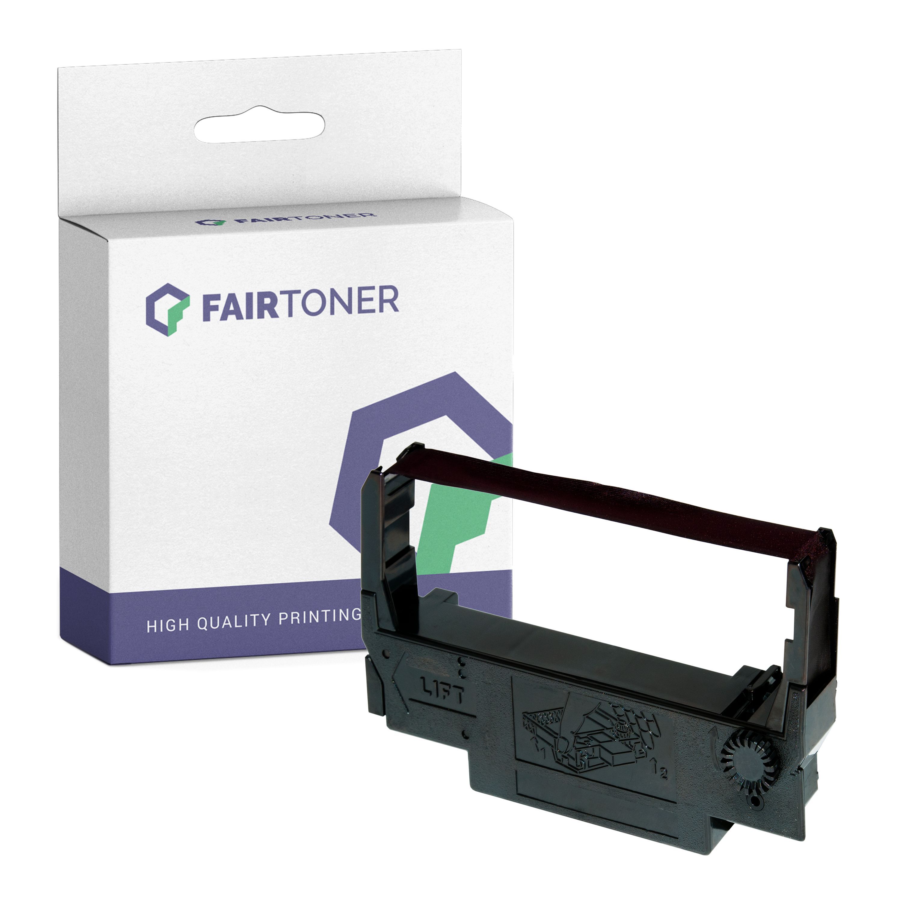 FairToner Kompatibel zu Epson TM-U 220 A (C43S015375 / ERC-38-P) Farbband Lila