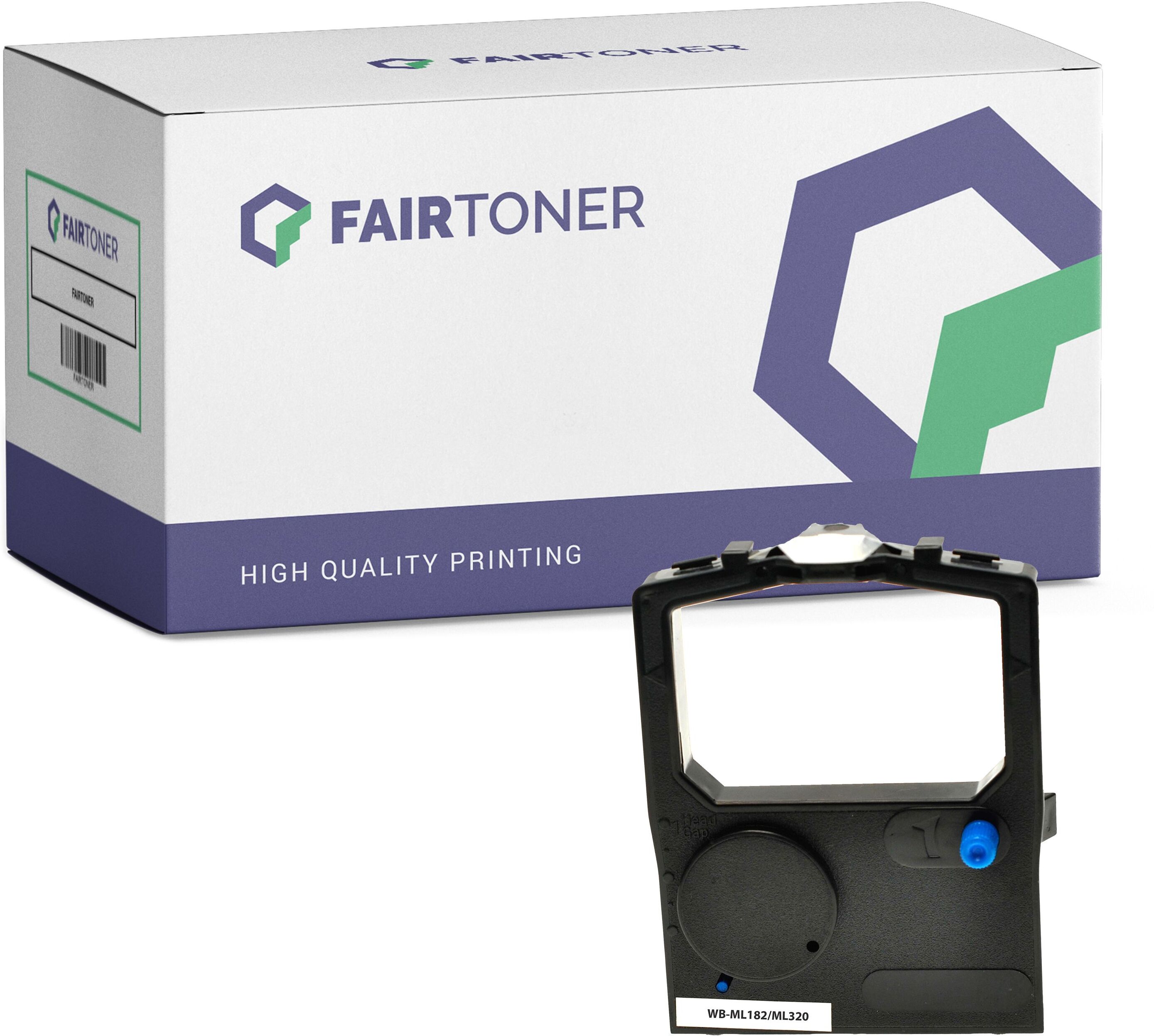 FairToner Kompatibel zu OKI Microline 183 Plus (9002303) Farbband Schwarz