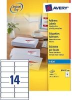 Avery J8163-100 mailing labels 99.1 x 38.1 mm (1400 labels)