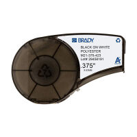 Brady M21-375-423 black on white permanent polyester tape 9.53 mm x 6.40 m (original Brady)