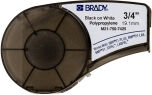 Brady M21-750-7425 black on white polypropylene tape 19.1 mm x 6.40 m (original Brady)