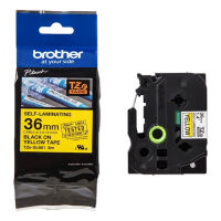 Brother TZe-SL661 black on yellow self-laminating tape 36mm (original Brother)